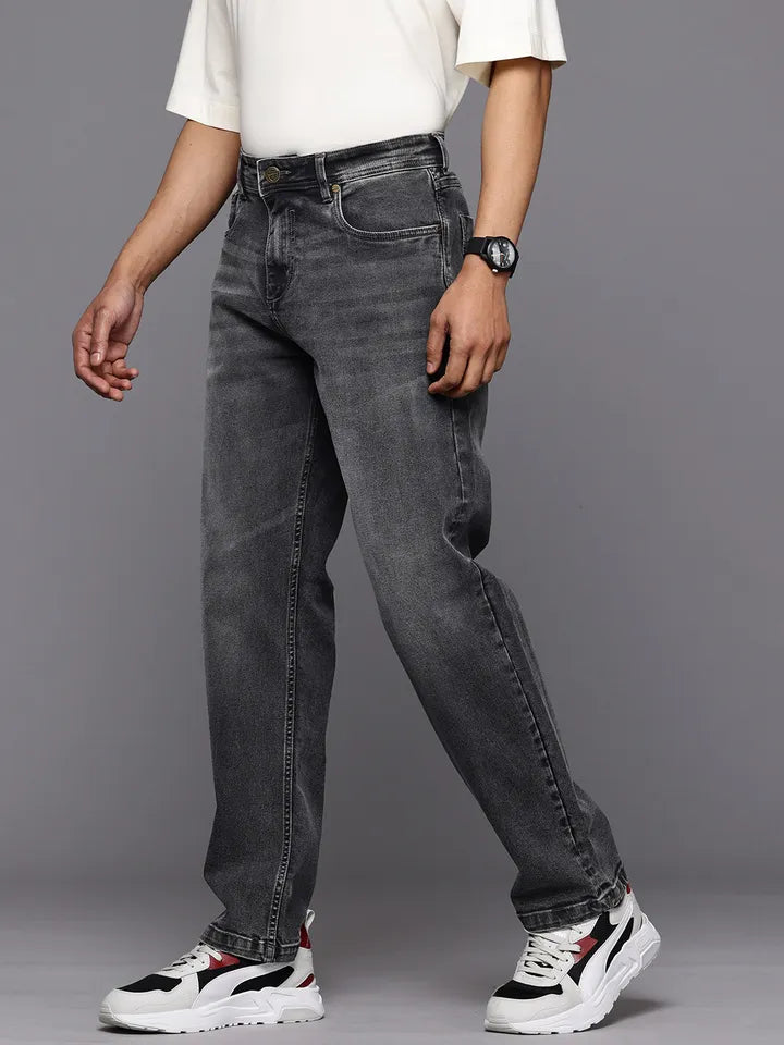 Men Light Fade Stretchable Jeans